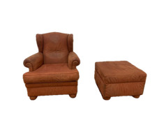 Poltrona bergere rivestita