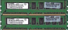 2GB 2x1GB ELPIDA PC3-10600E