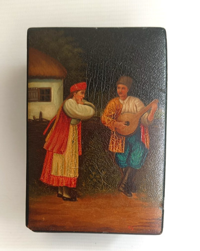 Russian papier mâché lacquer - papier-mâché,