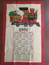 Asciugamano Strofinaccio Canovaccio  Serie Calendario 1991