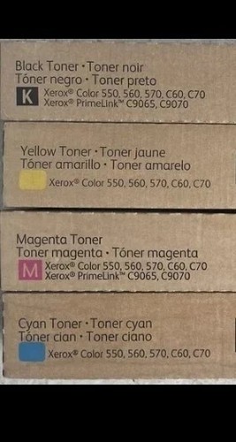 Xerox toner color 550 - x4, 560
