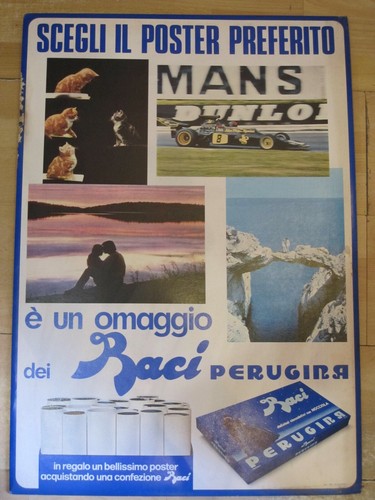 Baci perugina cartellone - *baci,