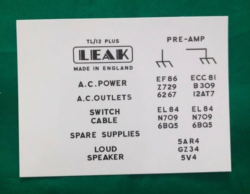 Leak tl12 plus decals black - ,
