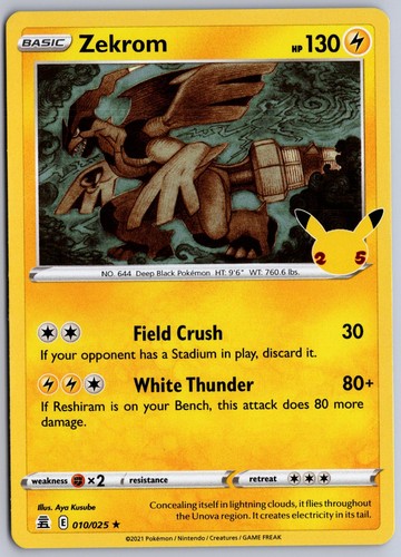 Zekrom 010 025 - 010/025, rare
