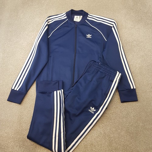 Set tuta uomo adidas blu - tuta,