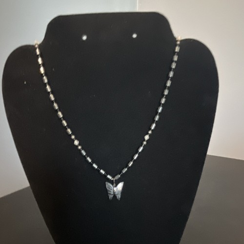 Collana perline ematite - perline, in
