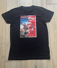 T-shirt Iron Maiden Rolling Stones Uomo Donna Rock Band Vintage Taglia M Nera