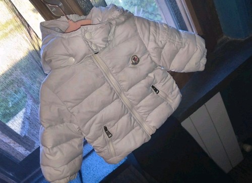 Moncler giacca piumino bianca - giacca,