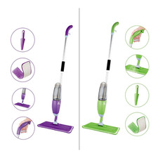 Scopa mop spray con serbatoio panno microfibra pavimenti lava asciuga 2Mop Copri