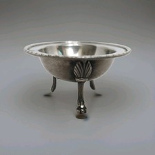 Antico Piccolo Vassoio Epoca 1800 Argento 925 Lavorato E Cesellato A Mano 