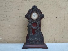 ANTICO OROLOGIO DA TAVOLO ART NOUVEAU DI FATTURA TEDESCA DOPPIO MECCANISMO