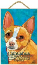 Insegna cane in legno