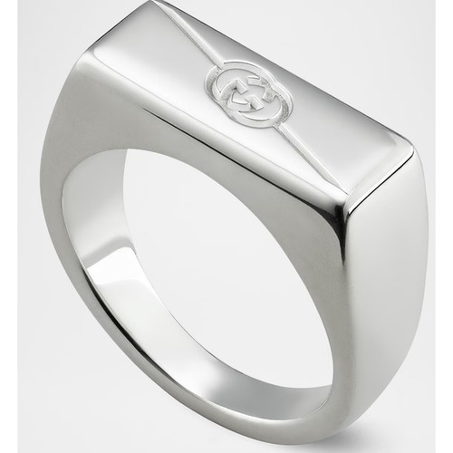 Gucci tag ring chevalier - gucci, gg
