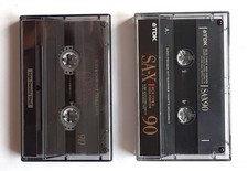 2  CASSETTE AUDIO SONY UX.Pro - TDK SA-X 90 nastro al CROMO Usate (lotto n.21)