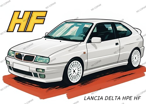 Lancia delta hpe cuadro - delta,