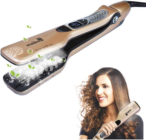 Piastra per capelli vapore - a,