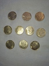 Lotto 10 monete 100 lire FAO