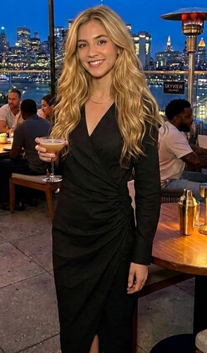 Maxi abito nero - , zara