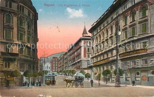 Napoli via guglielmo - via, s