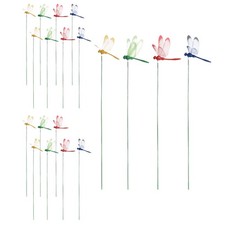  20 pezzi libellula da cortile arte decorazione plastica libellula libellula ornamento palo da cortile