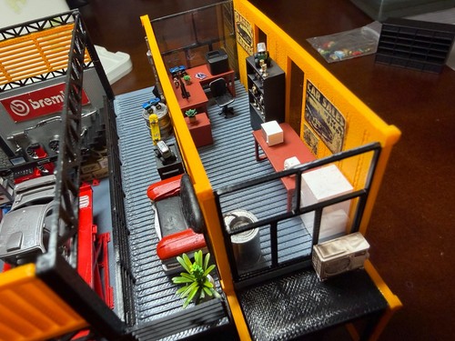 Diorama armadio attrezzi - diorama, 1/64