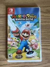 Mario + Rabbids Kingdom Battle - Nintendo Switch - Cartuccia + Custodia Coniglio 
