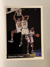 1992-93 Shaquille O'Neal RARO Rookie Upper Deck Internazionale Italiano #220