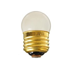 Lampadina 15W 220V 30 mm smerigliata E27