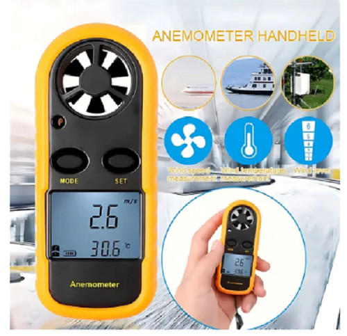 Anemometro digitale misuratore