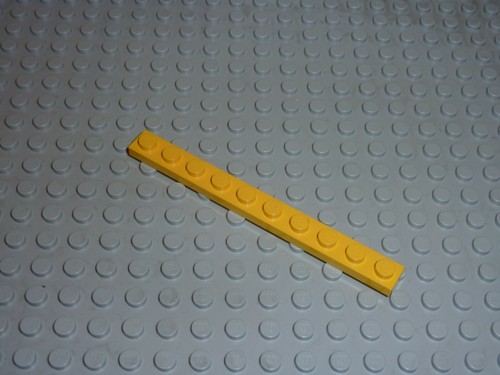 Lego plate yellow - plate, 10