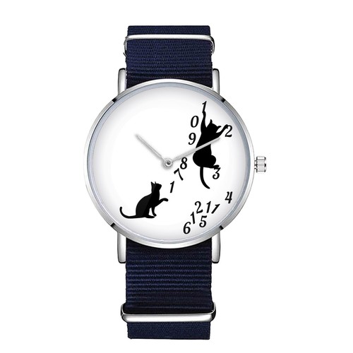 Orologio divertente per gatti