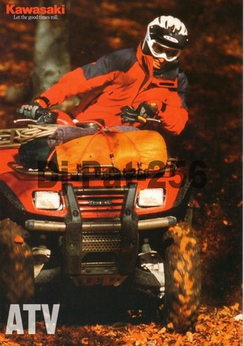 Brochure moto kawasaki quad - moto,