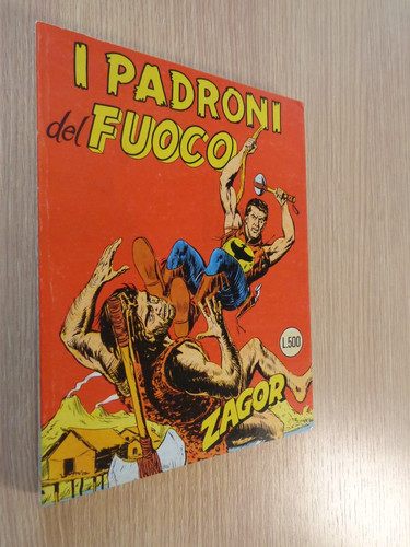 Zagor scritta rossa i - rossa, "i