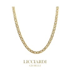 Collana uomo traversino oro giallo 18kt