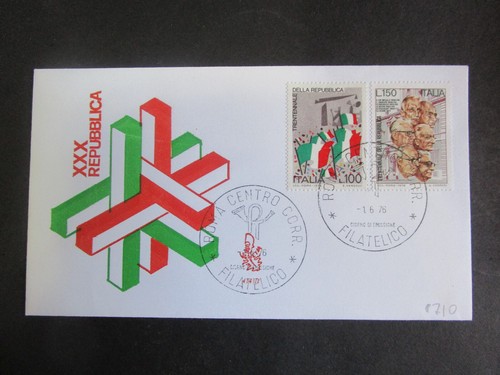 1976 fdc italia repubblica - fdc,
