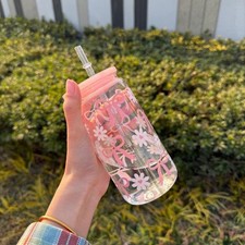 Fiocco in vetro carino tazza