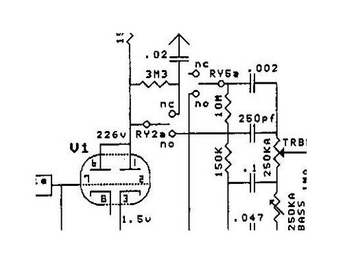 Schema amplificatore valvolare