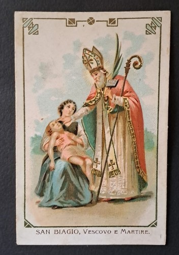 Antico santino holy card - ,