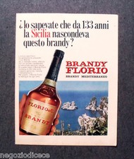 O245 - Advertising Pubblicità - 1967 - BRANDY FLORIO BRANDY MEDITERRANEO