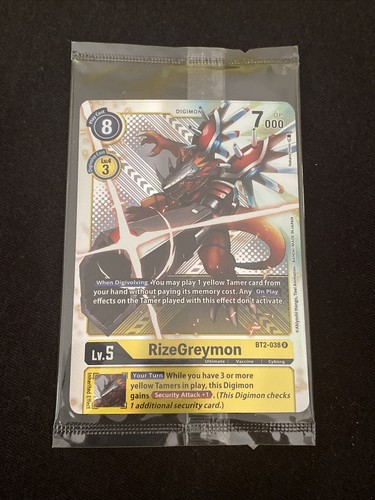Rizegreymon raro bt2 - rizegreymon,