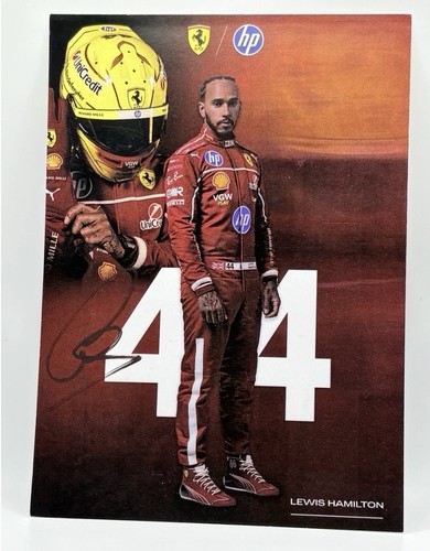 Lewis hamilton signed ferrari - hamilton,