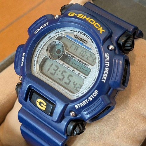 Casio shock 9052 blu - g-shock,