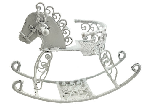 Cavallo dondolo miniatura - a,