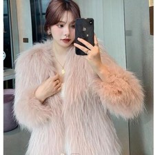 Giacca pelliccia di procione