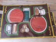 Set Gioco da Ping Pong con Supporto Regolabile da Tavolo 3 Palline