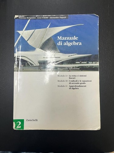 Manuale algebra seconda - di, 2