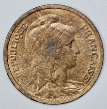 1902 francia centesimo - 1902, unc