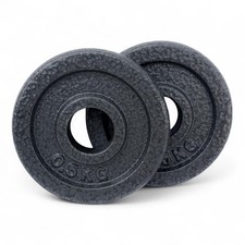 2 X Disco Ghisa Nero 0,5 Kg