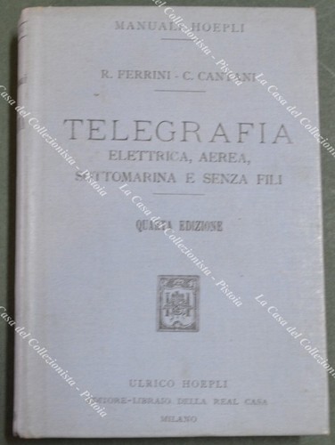 Manuali hoepli telegrafia - hoepli.,