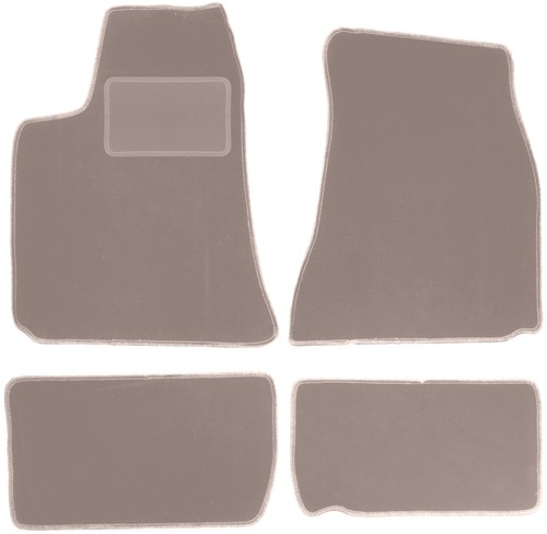 Tappetini velluto beige - tappetini,